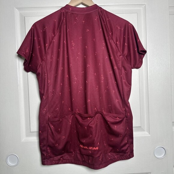 Pearl Izumi Womens XL Beet Red Cycling Jersey Top Short Sleeve Select Escape Zip - Picture 5 of 10